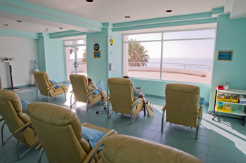IV Therapy Room with Ocean View